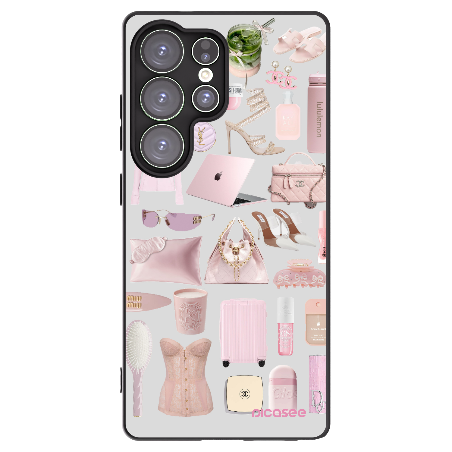 Picasee crna silikonska maskica za Samsung Galaxy S25 Ultra 5G - Glam Babe