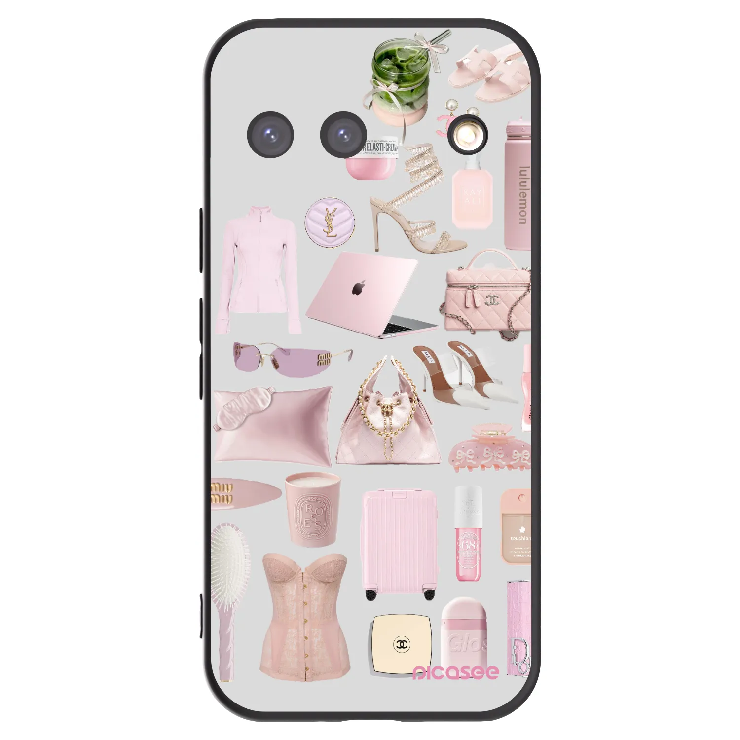 Picasee crna silikonska maskica za Google Pixel 9 - Glam Babe