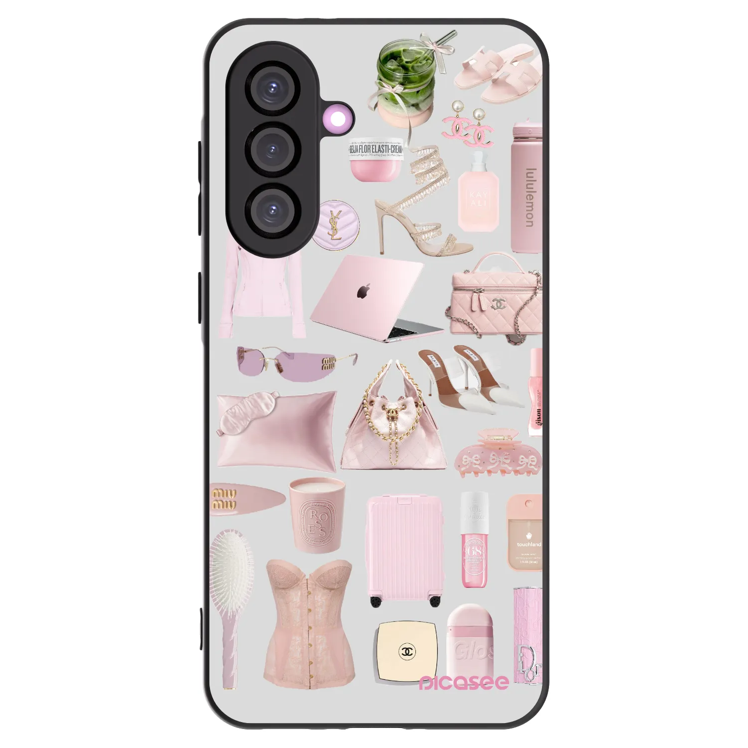Picasee crna silikonska maskica za Samsung Galaxy A56 5G A566B - Glam Babe