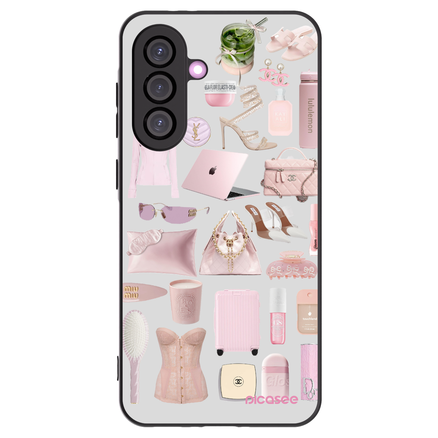 Picasee crna silikonska maskica za Samsung Galaxy A36 5G - Glam Babe