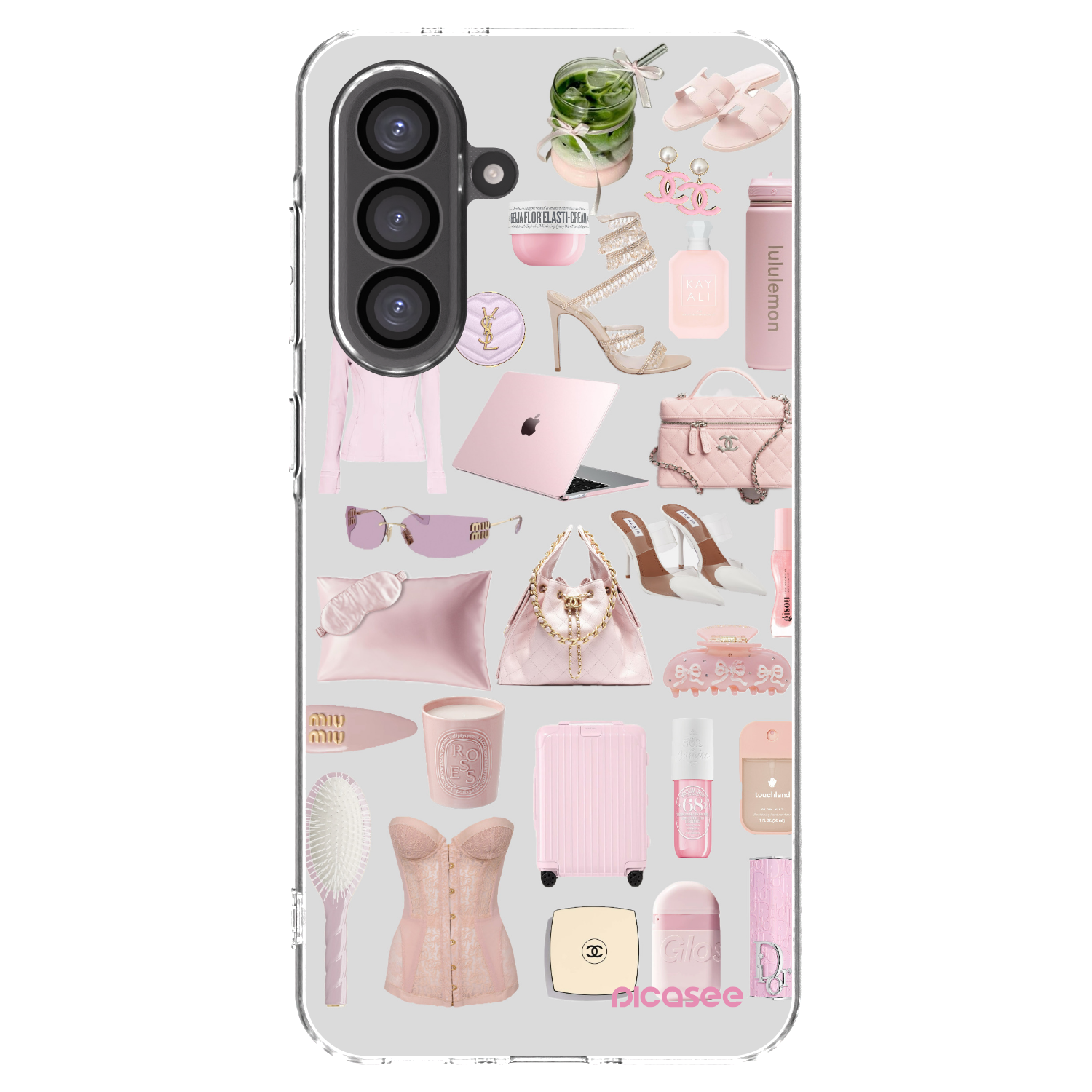 Picasee silikonska prozirna maskica za Samsung Galaxy A36 5G - Glam Babe