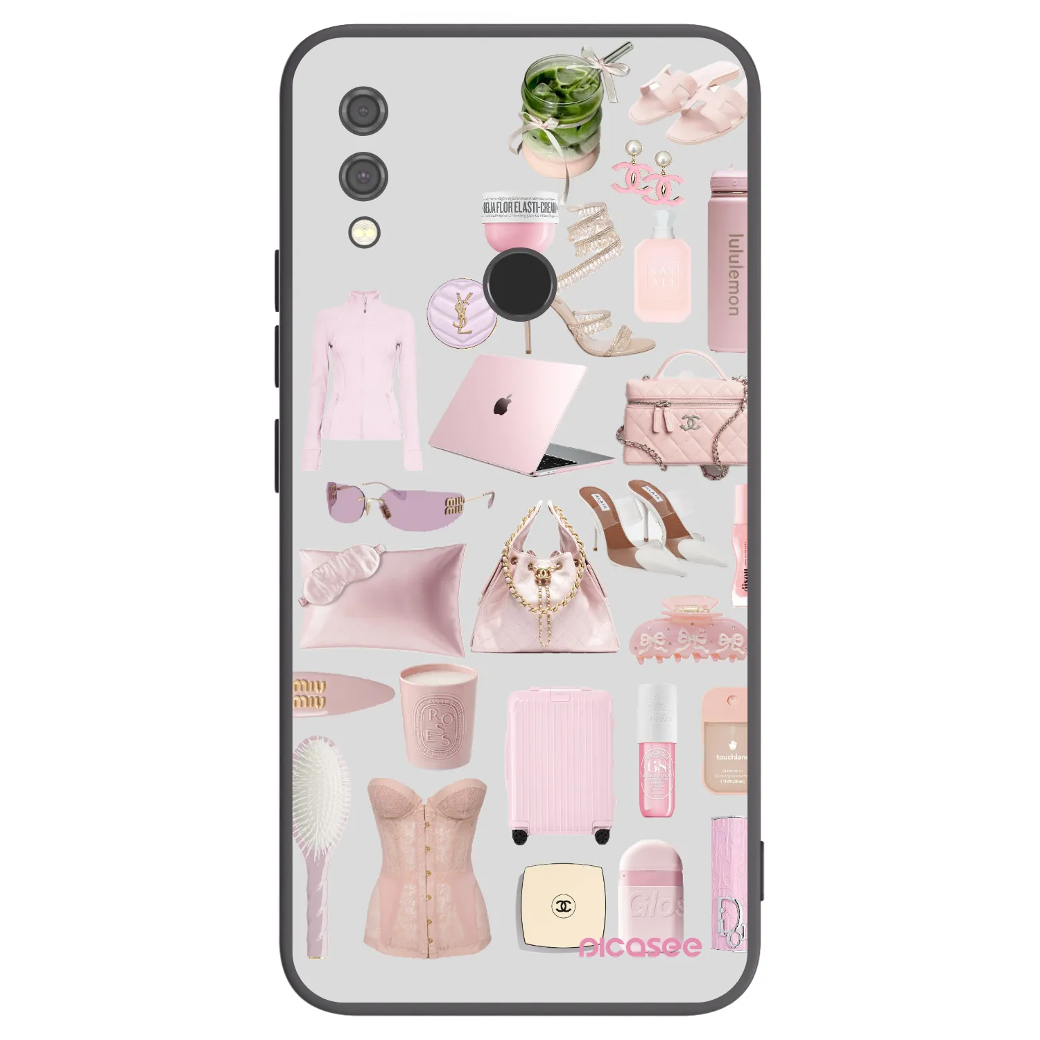 Picasee crna silikonska maskica za Xiaomi Redmi Note 7 - Glam Babe