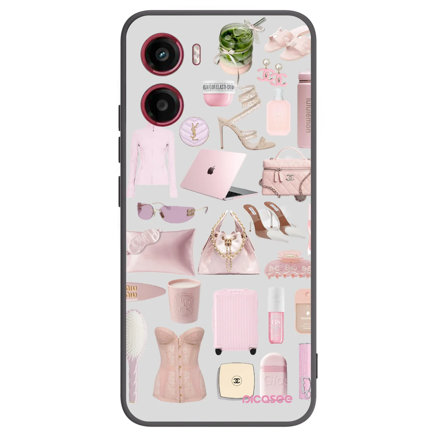 Picasee crna silikonska maskica za Motorola Moto G05 - Glam Babe