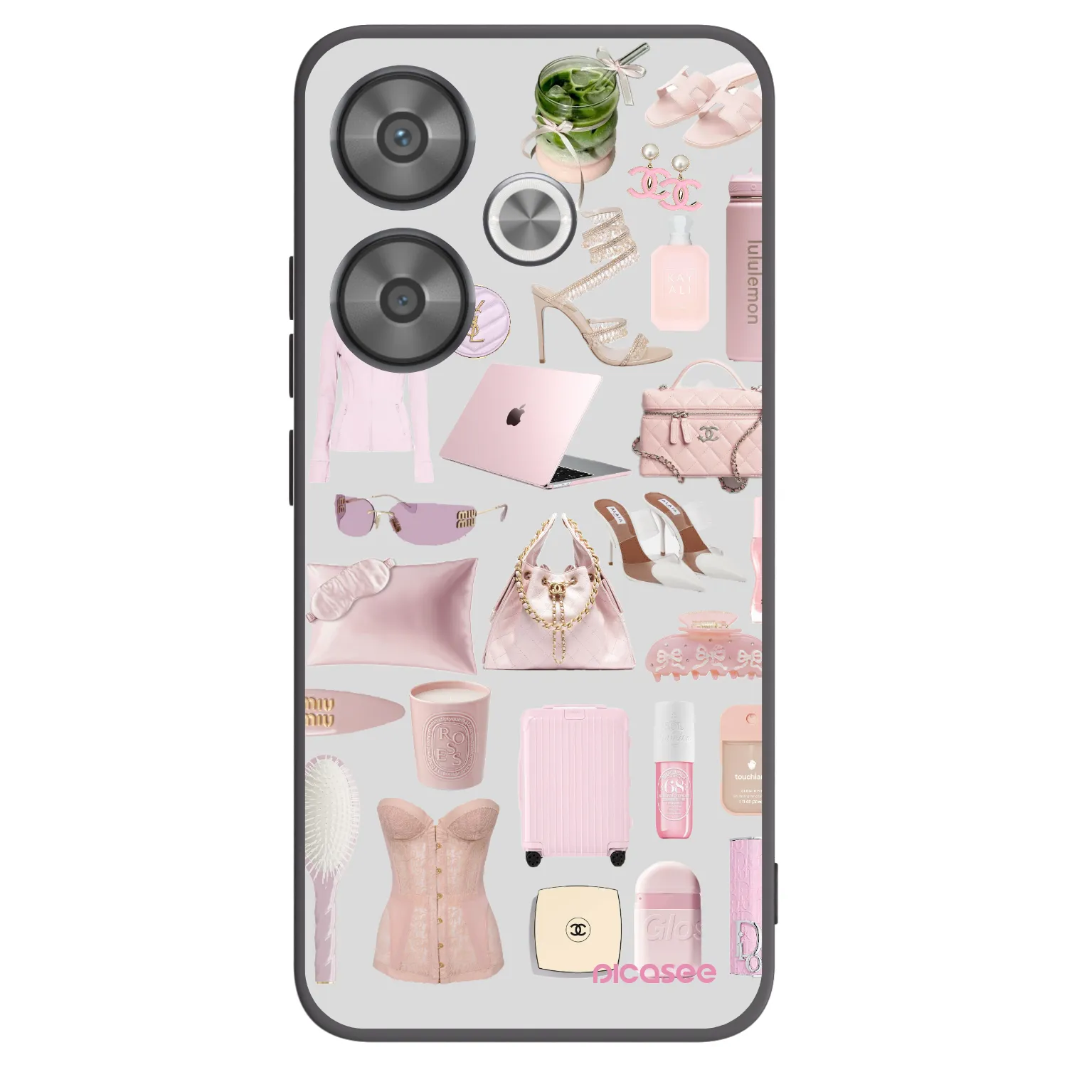 Picasee crna silikonska maskica za Xiaomi Poco F6 - Glam Babe