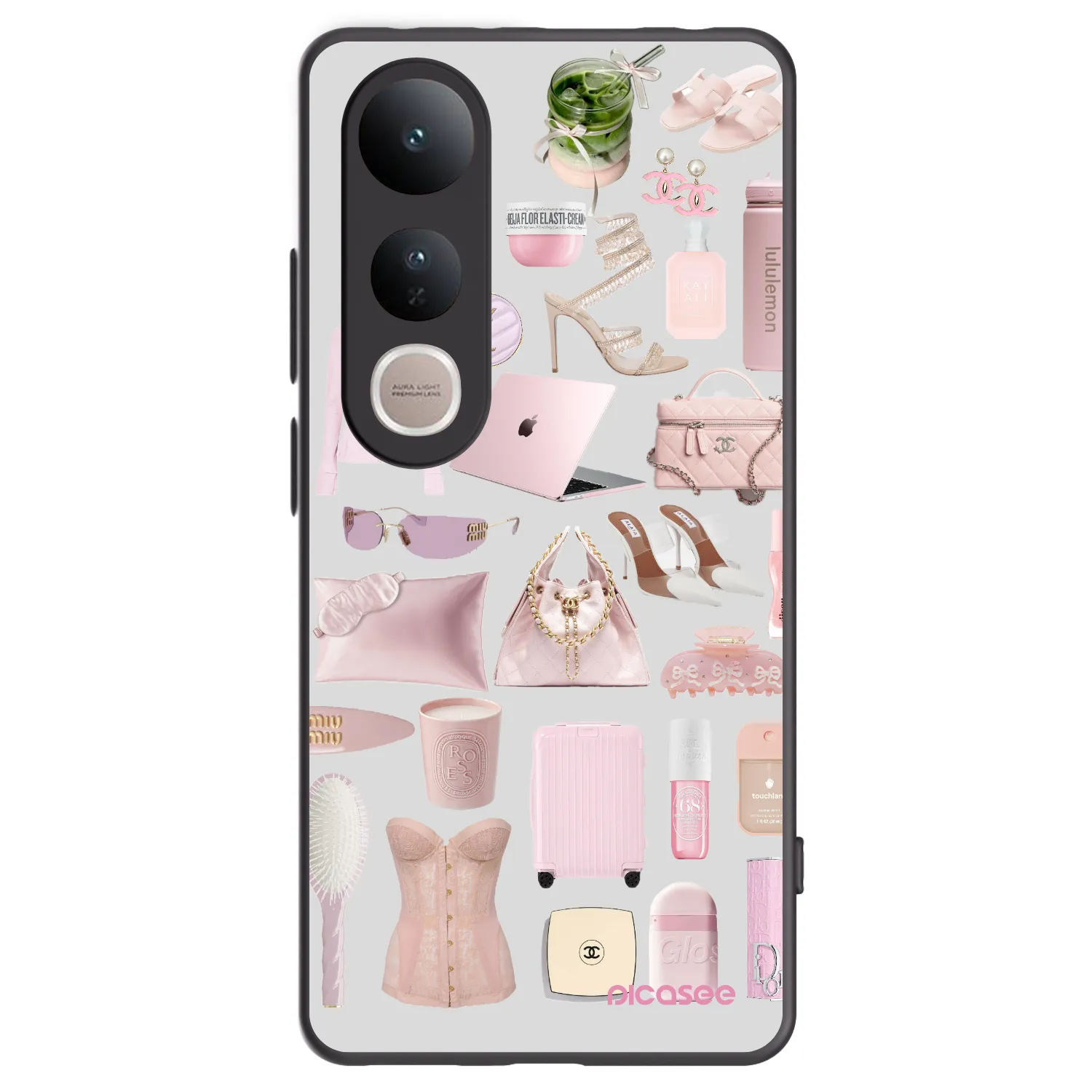 Picasee crna silikonska maskica za Vivo V50 Lite 5G - Glam Babe