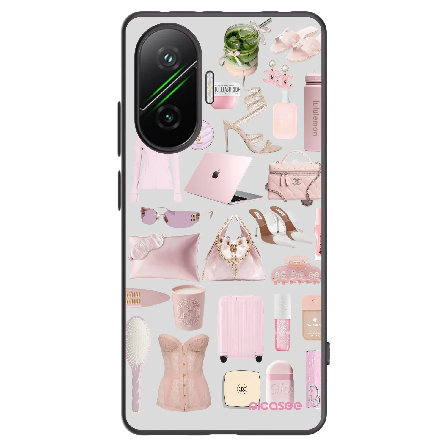 Picasee crna silikonska maskica za Xiaomi Poco F7 Pro 5G - Glam Babe