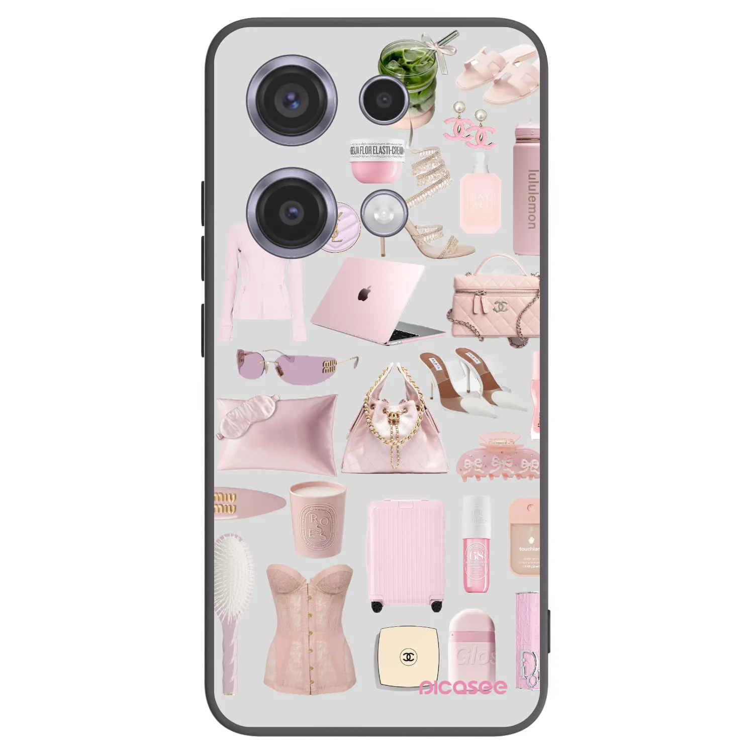 Picasee crna silikonska maskica za Xiaomi Redmi Note 14S - Glam Babe