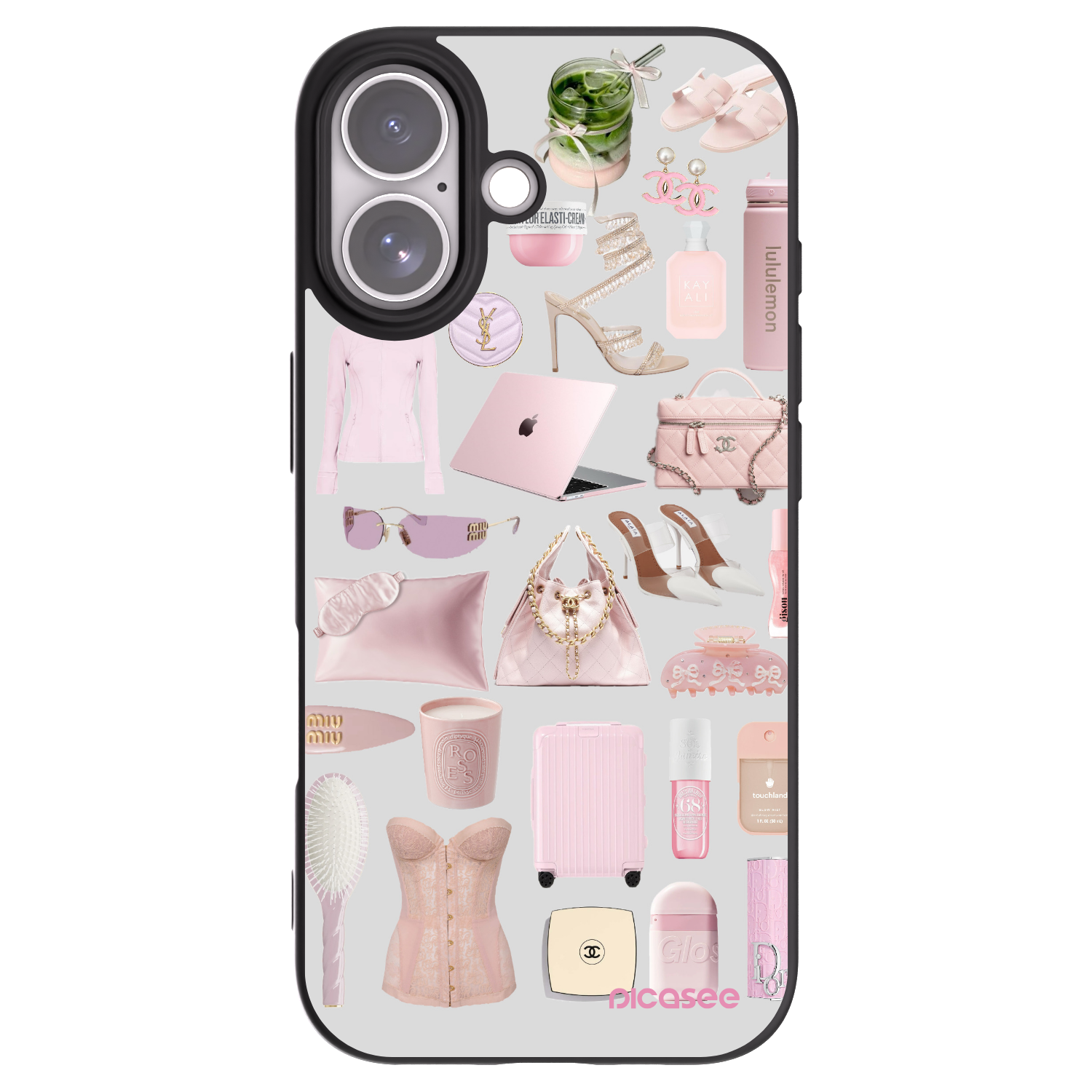 Picasee crna silikonska maskica za Apple iPhone 17 - Glam Babe
