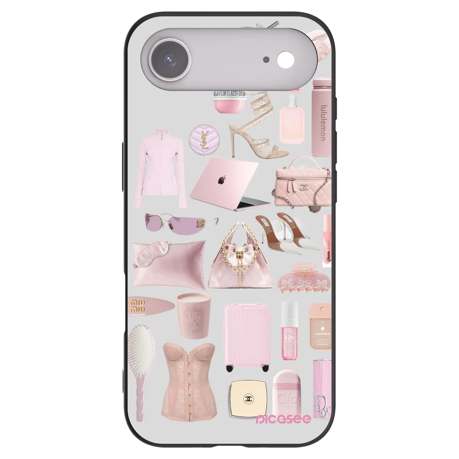 Picasee crna silikonska maskica za Apple iPhone Air - Glam Babe