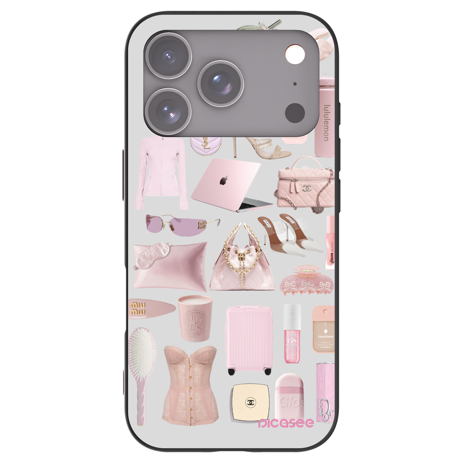 Picasee crna silikonska maskica za Apple iPhone 17 Pro - Glam Babe