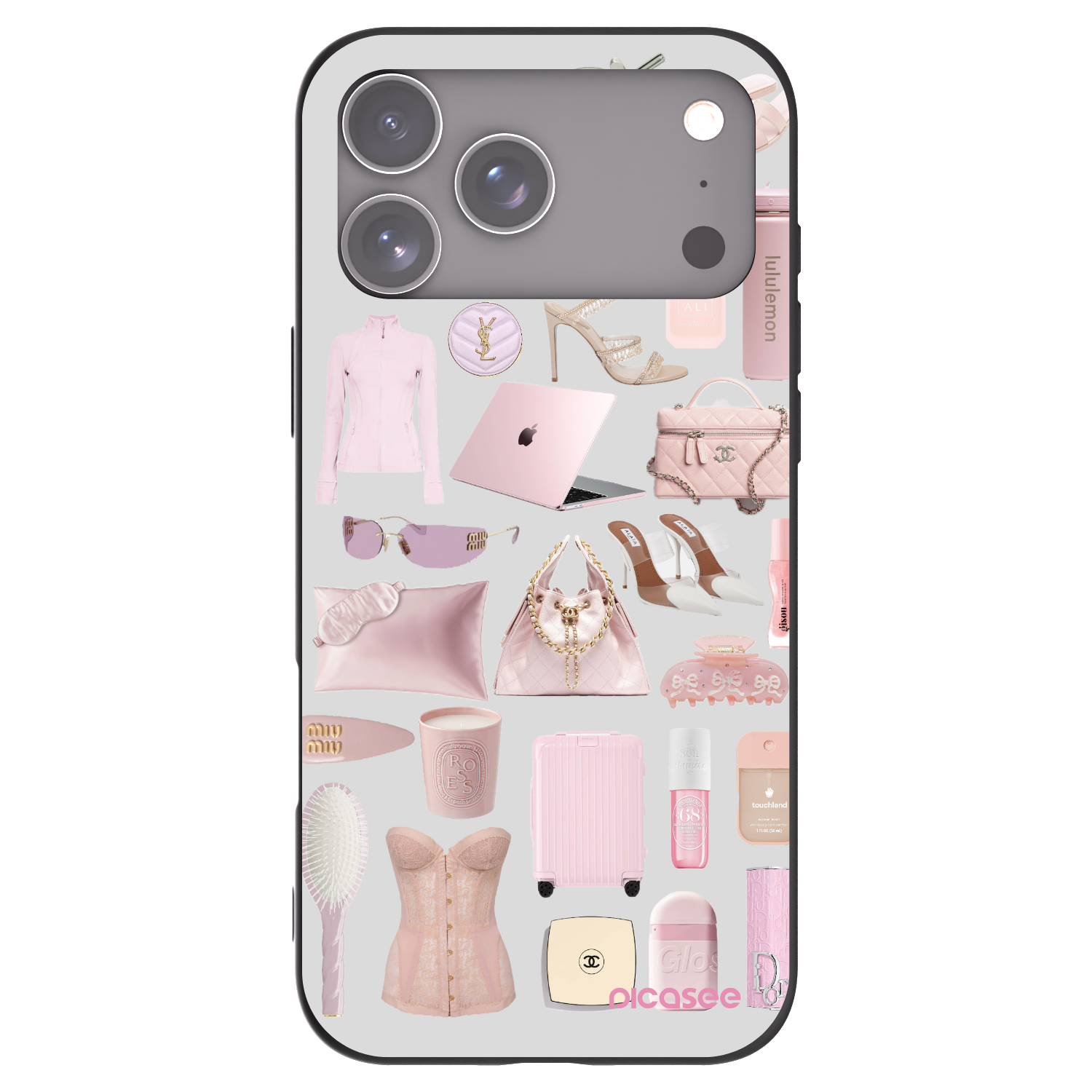 Picasee crna silikonska maskica za Apple iPhone 17 Pro Max - Glam Babe