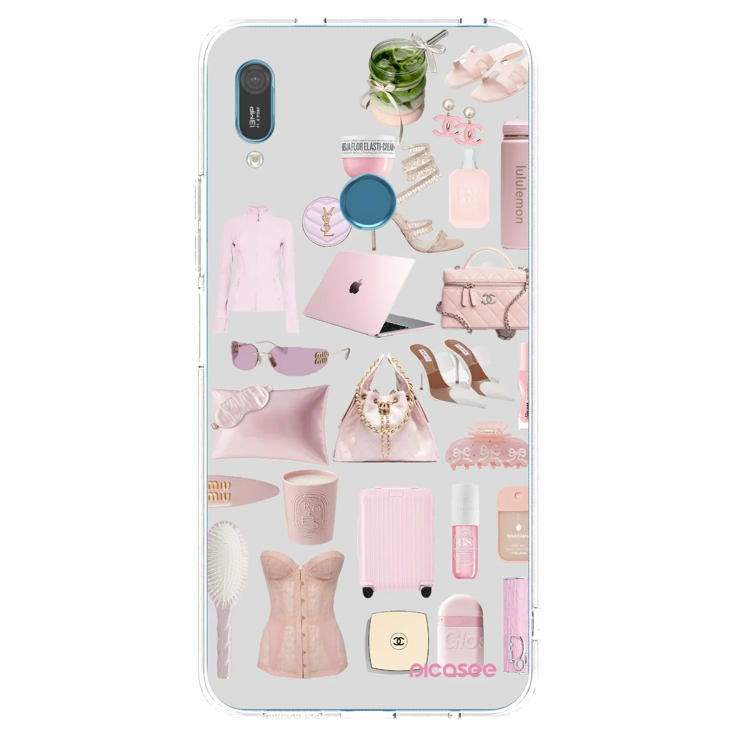 Picasee silikonska prozirna maskica za Huawei Y6 2019 - Glam Babe