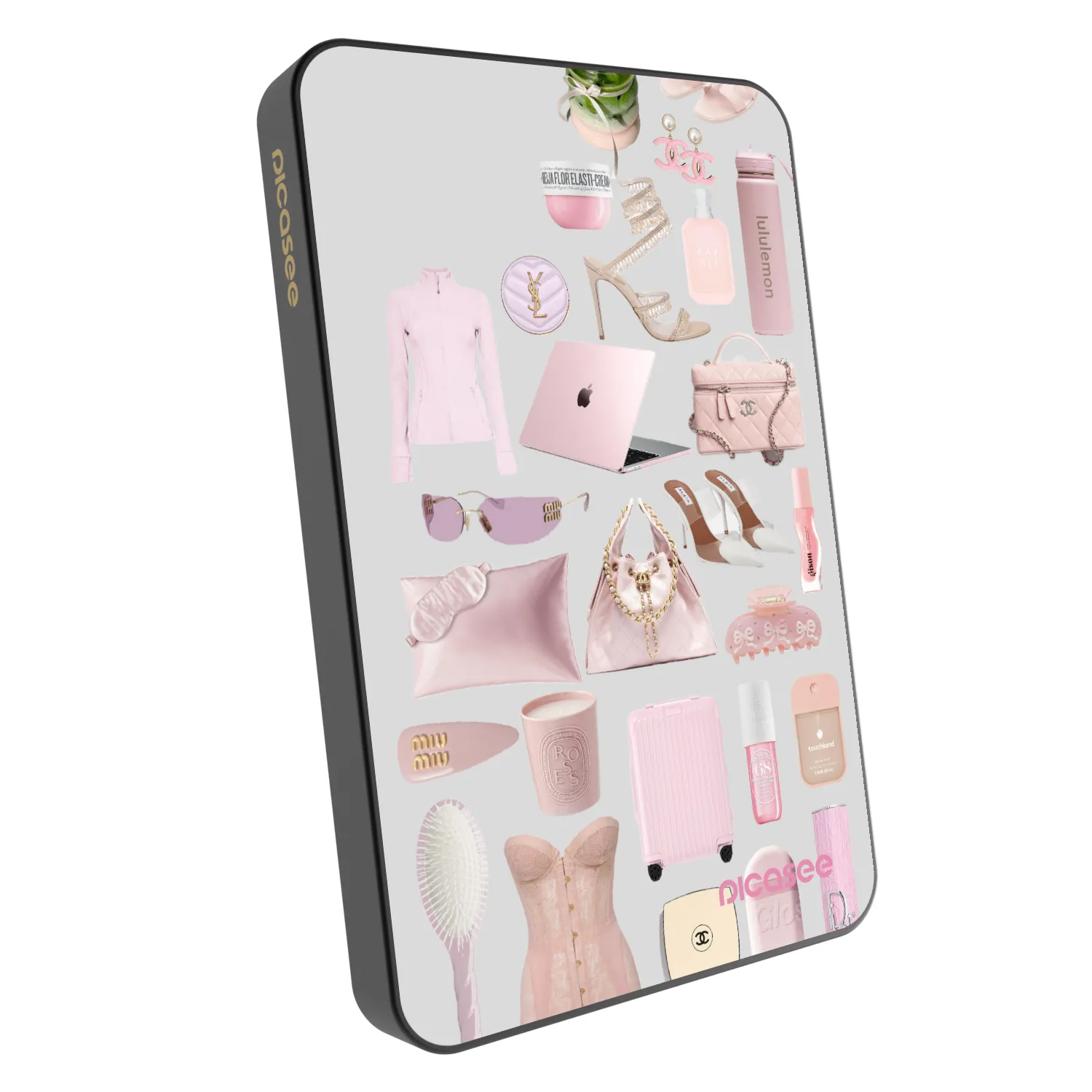 Picasee Prijenosni punjač s MagSafe 5 000 mAh Sivo - Glam Babe
