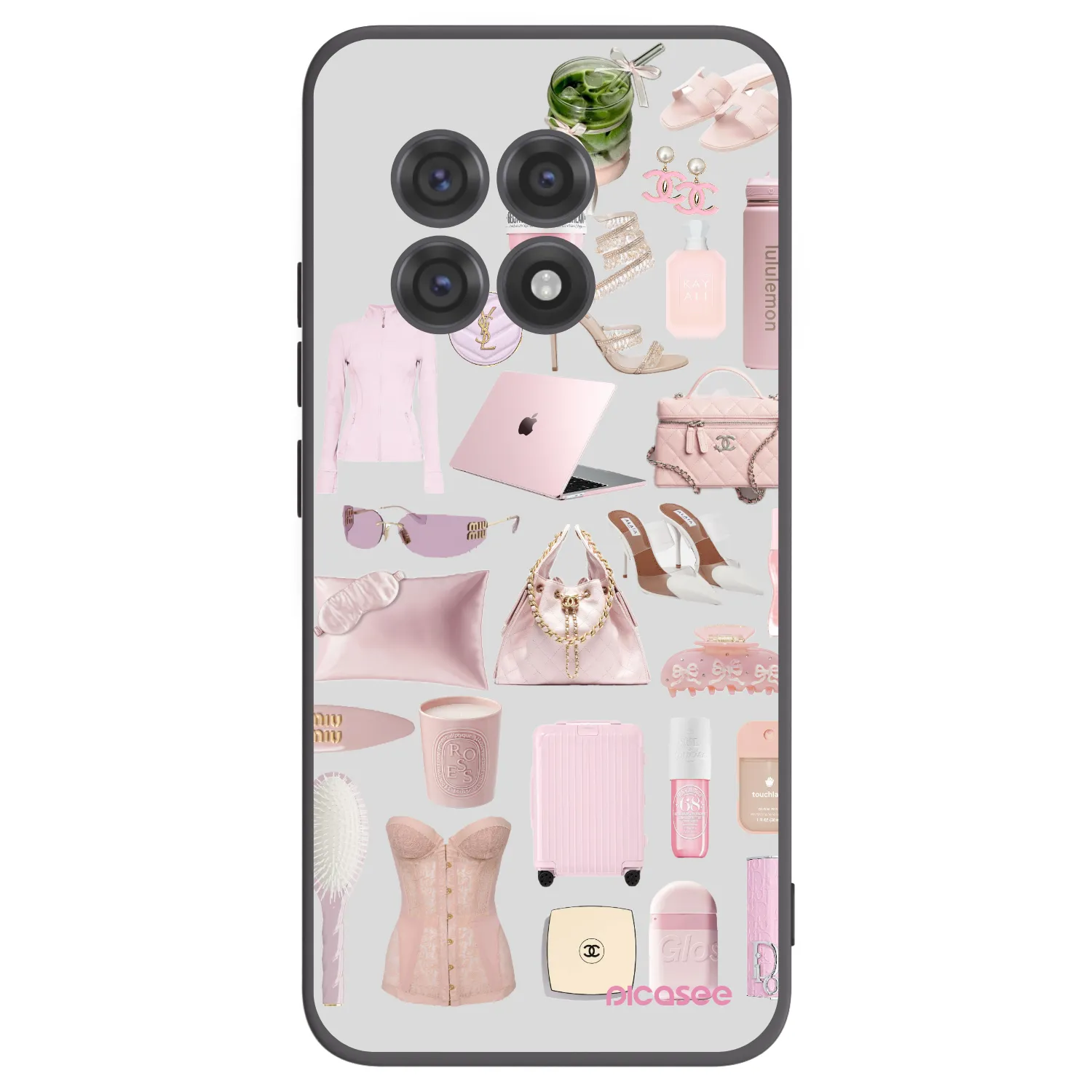 Picasee crna silikonska maskica za OnePlus 13R 5G - Glam Babe