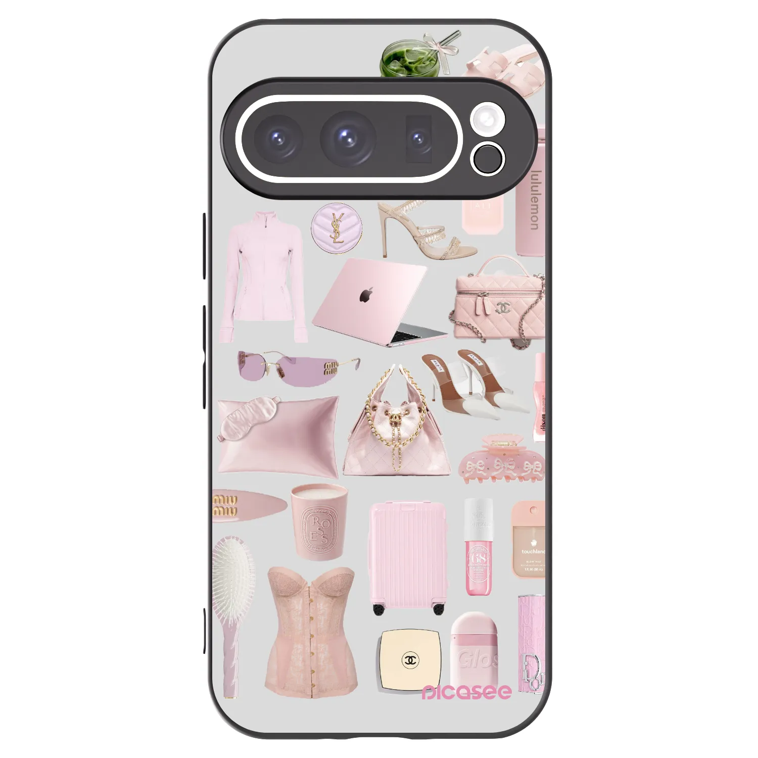 Picasee crna silikonska maskica za Google Pixel 9 Pro XL - Glam Babe