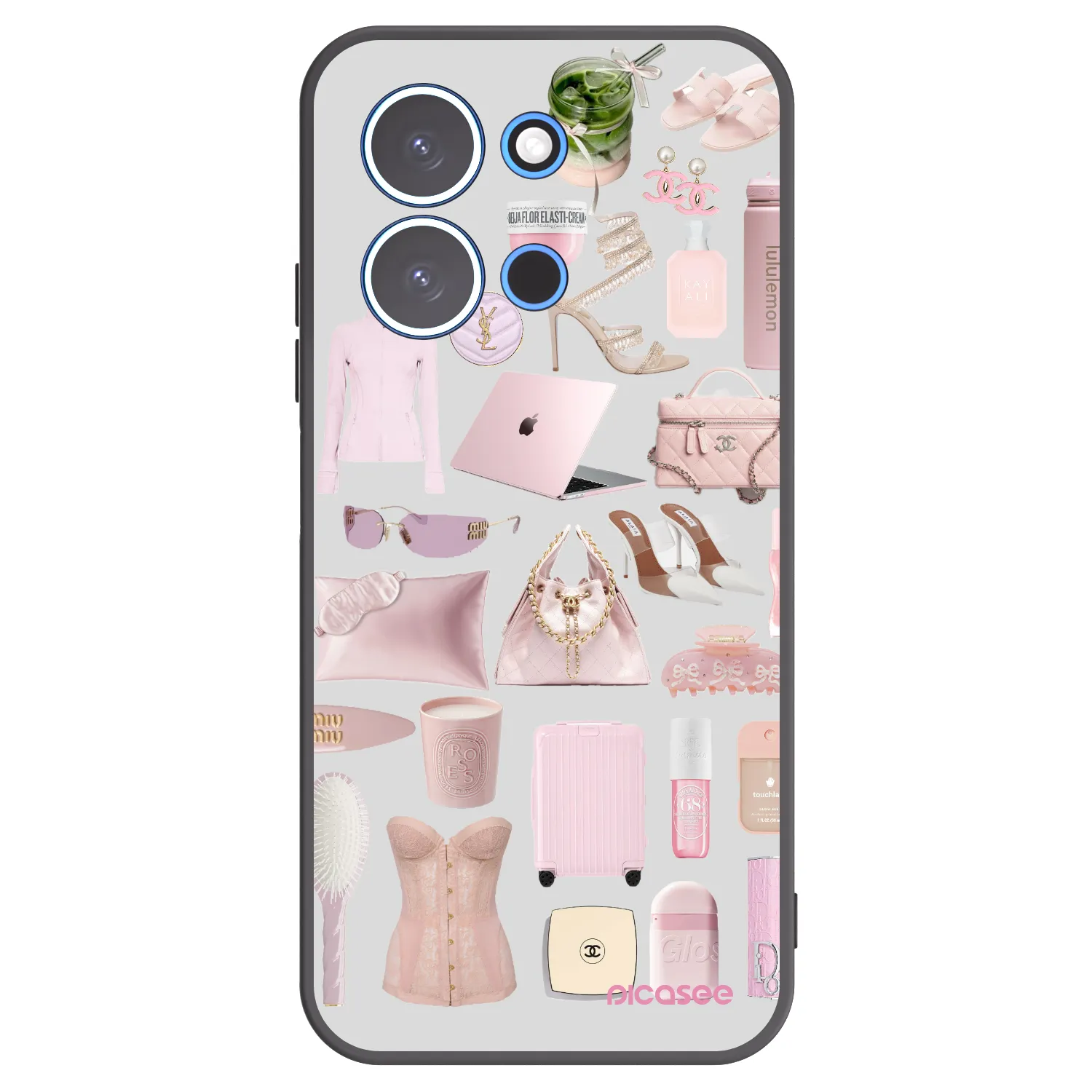 Picasee crna silikonska maskica za Xiaomi Redmi 15C 4G - Glam Babe