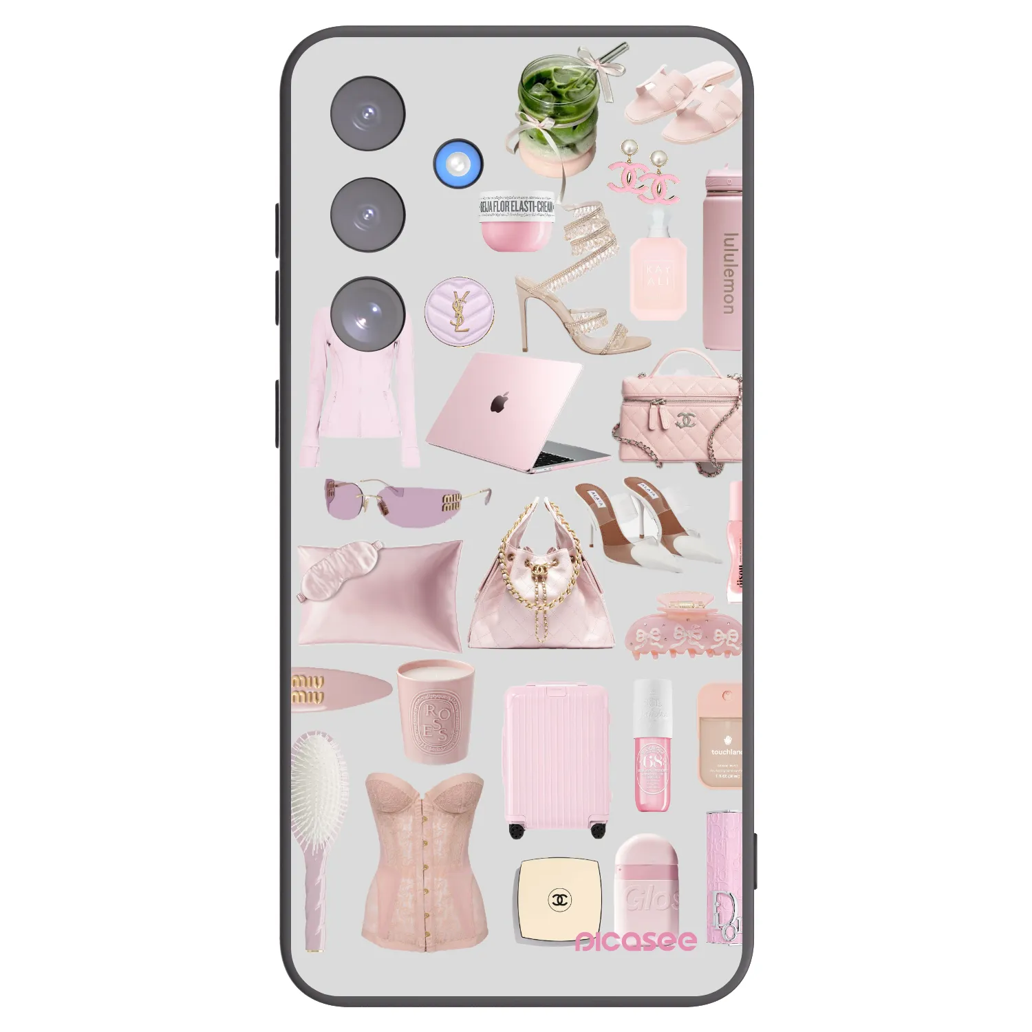 Picasee crna silikonska maskica za Samsung Galaxy S25 FE 5G - Glam Babe