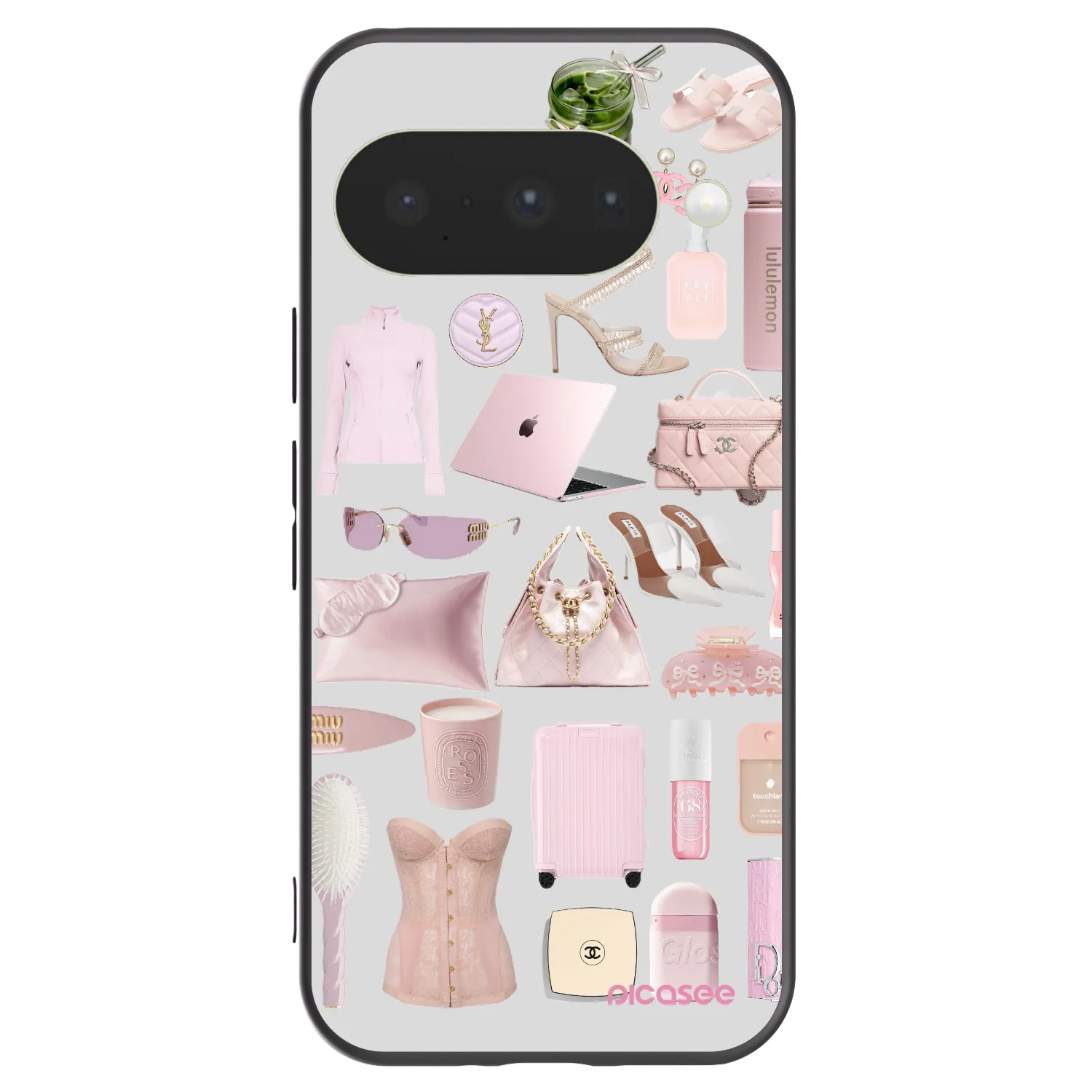 Picasee crna silikonska maskica za Google Pixel 10 - Glam Babe