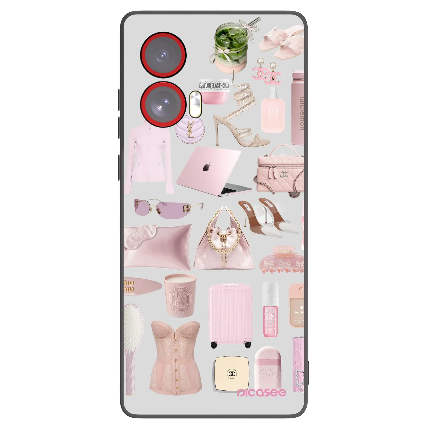 Picasee crna silikonska maskica za Motorola Edge 50 Fusion - Glam Babe