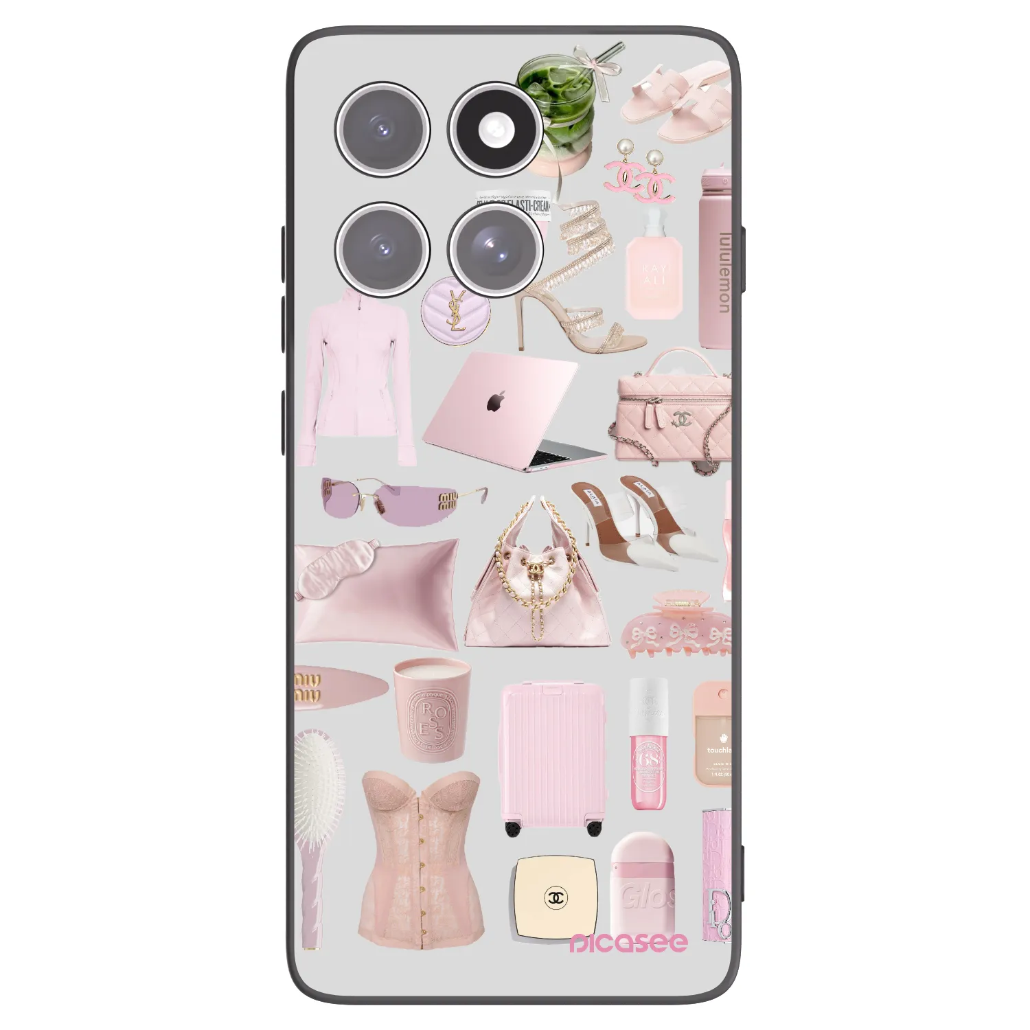 Picasee crna silikonska maskica za Motorola Edge 60 Fusion - Glam Babe