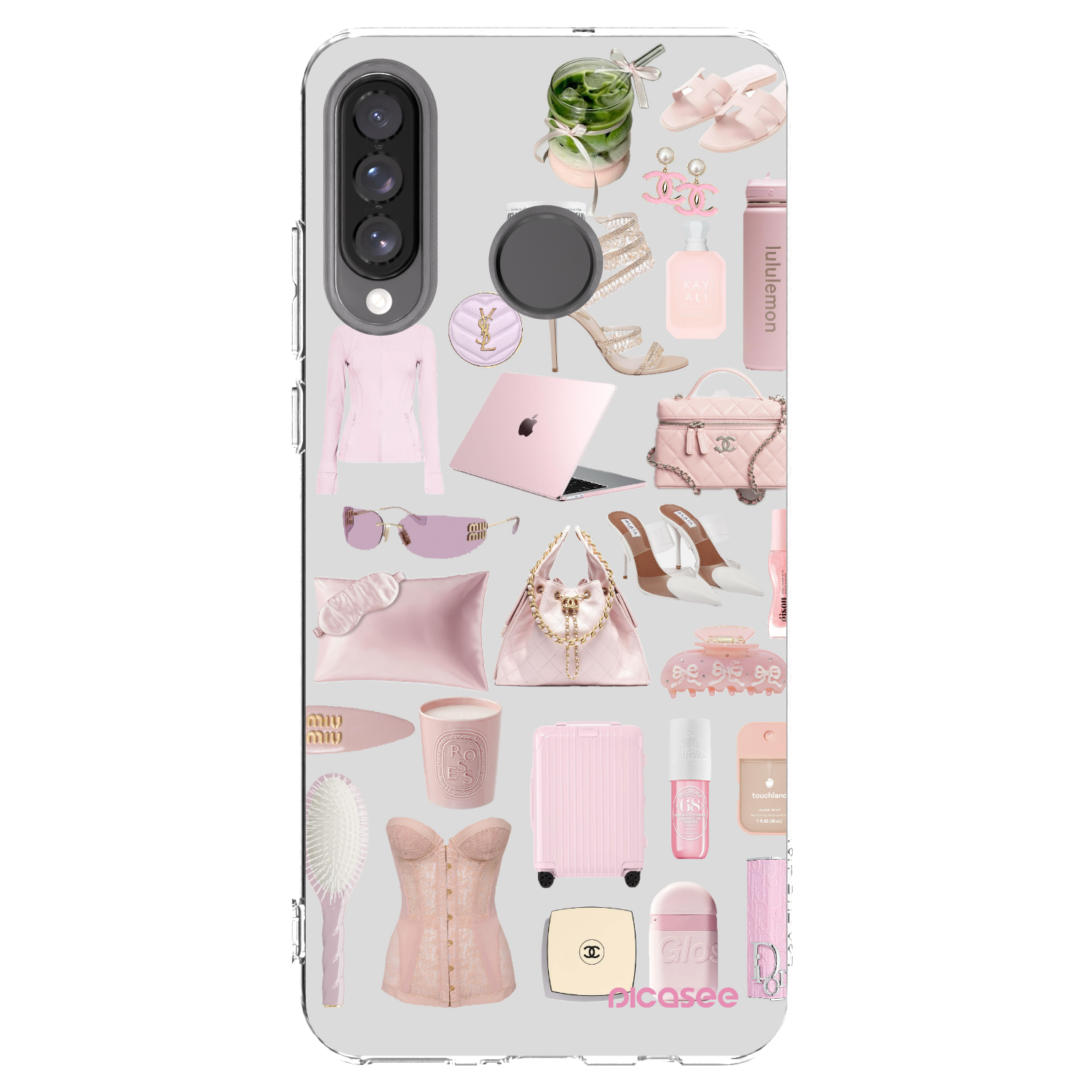 Picasee silikonska prozirna maskica za Huawei P30 Lite - Glam Babe
