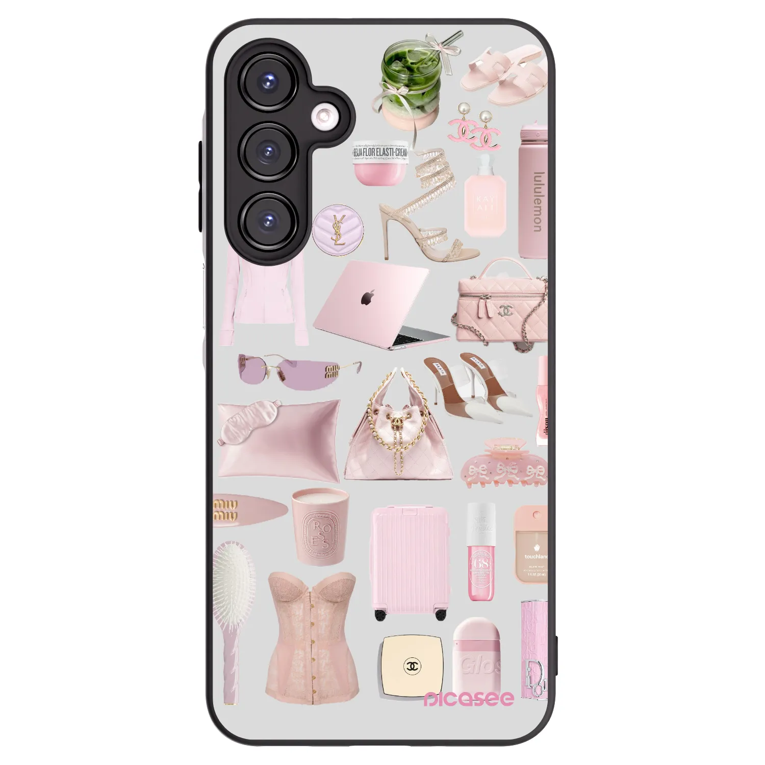 Picasee crna silikonska maskica za Samsung Galaxy A16 4G - Glam Babe