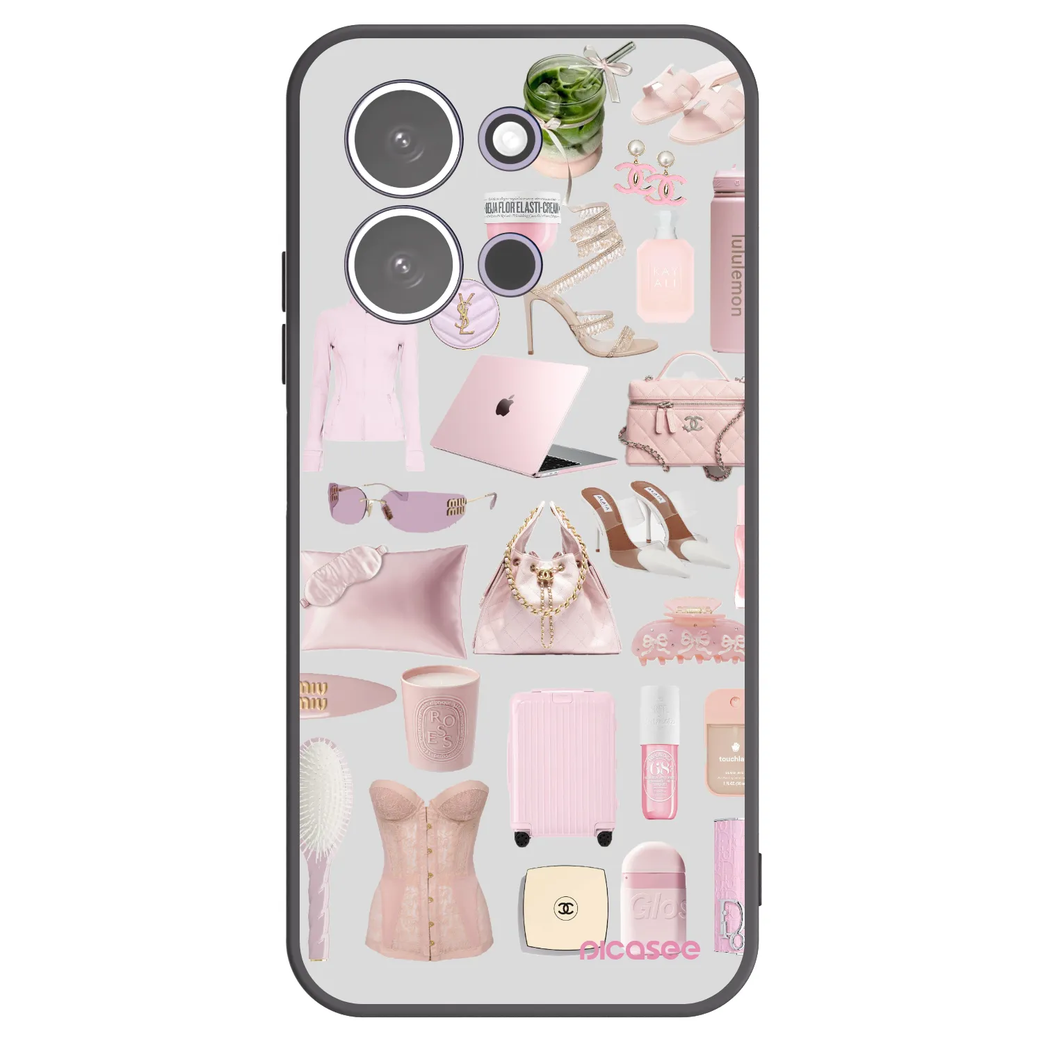 Picasee crna silikonska maskica za Xiaomi Redmi 15C 5G - Glam Babe