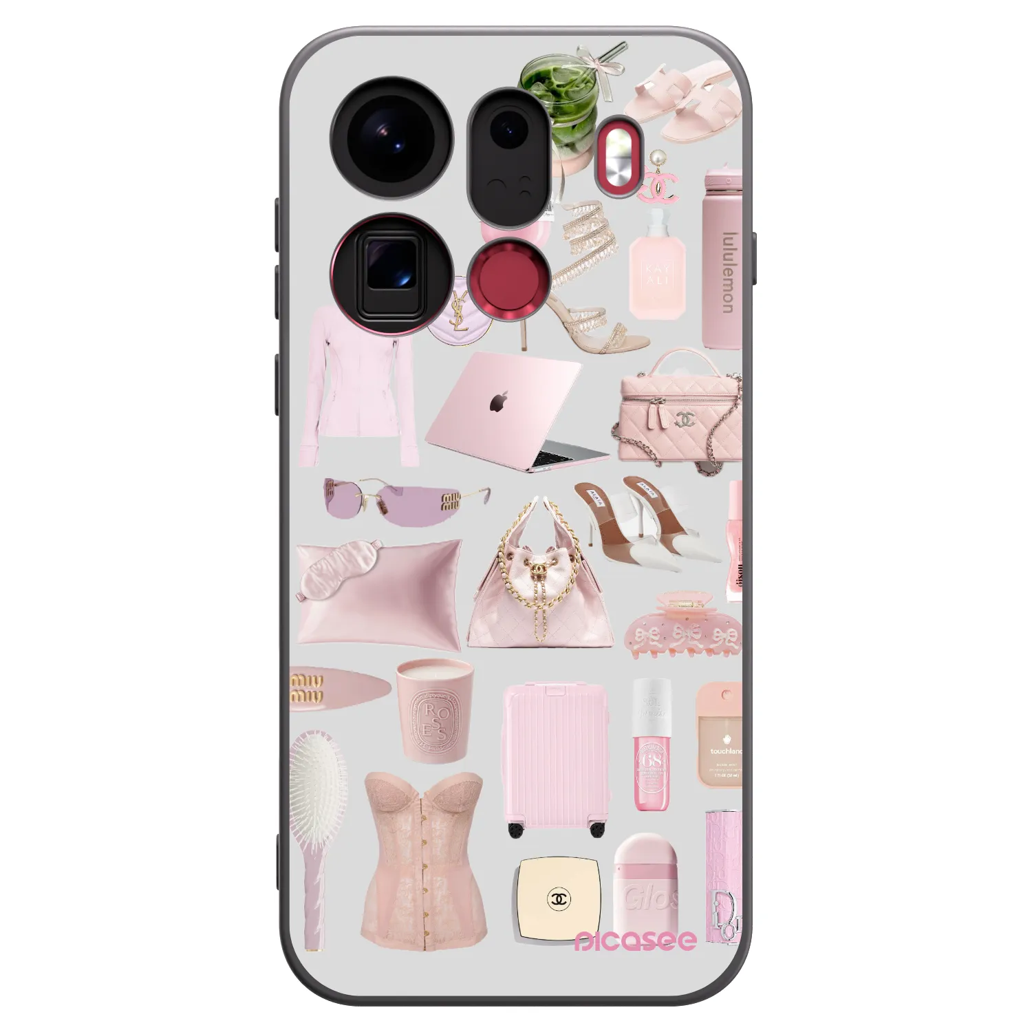 Picasee crna silikonska maskica za OPPO Find X9 Pro - Glam Babe