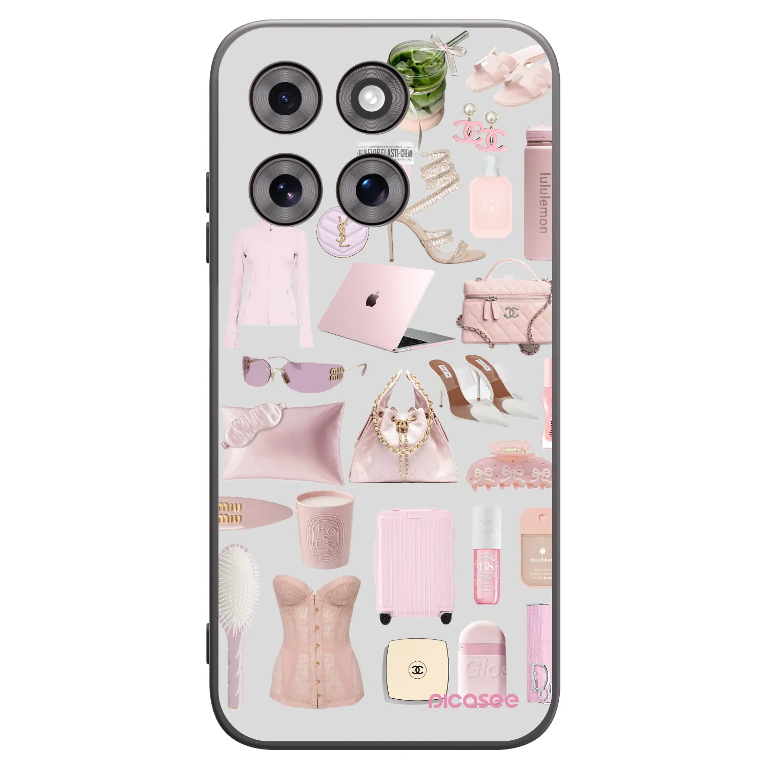 Picasee crna silikonska maskica za Motorola Moto G77 - Glam Babe