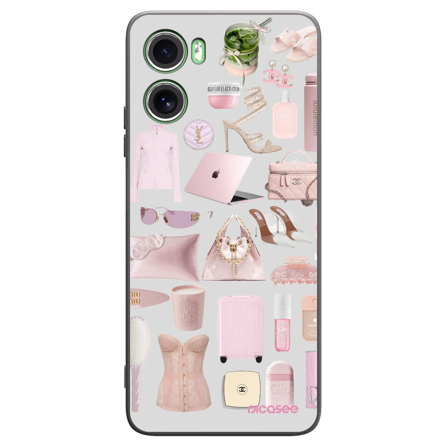 Picasee crna silikonska maskica za Motorola Moto G06 - Glam Babe