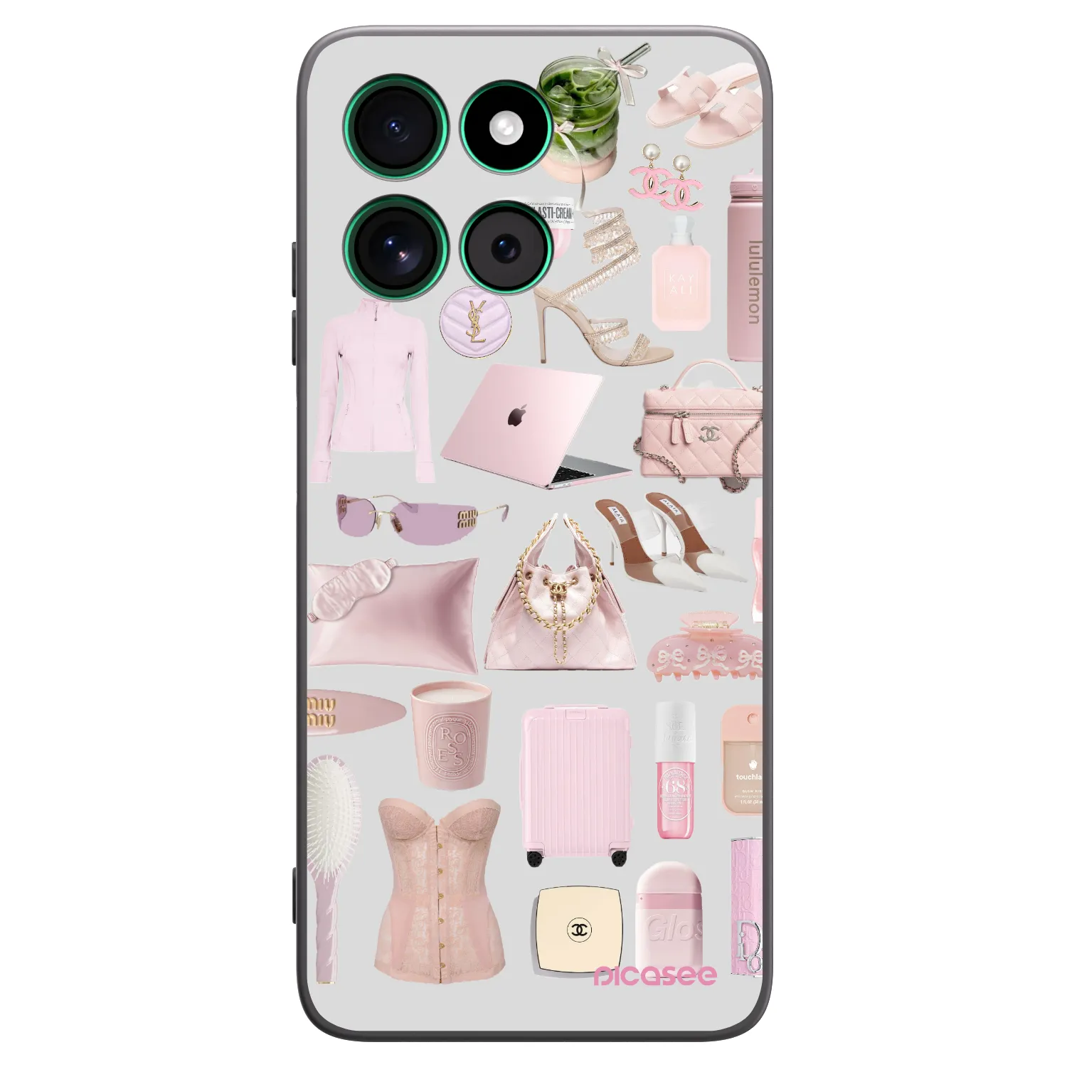 Picasee crna silikonska maskica za Motorola Moto G57 Power - Glam Babe