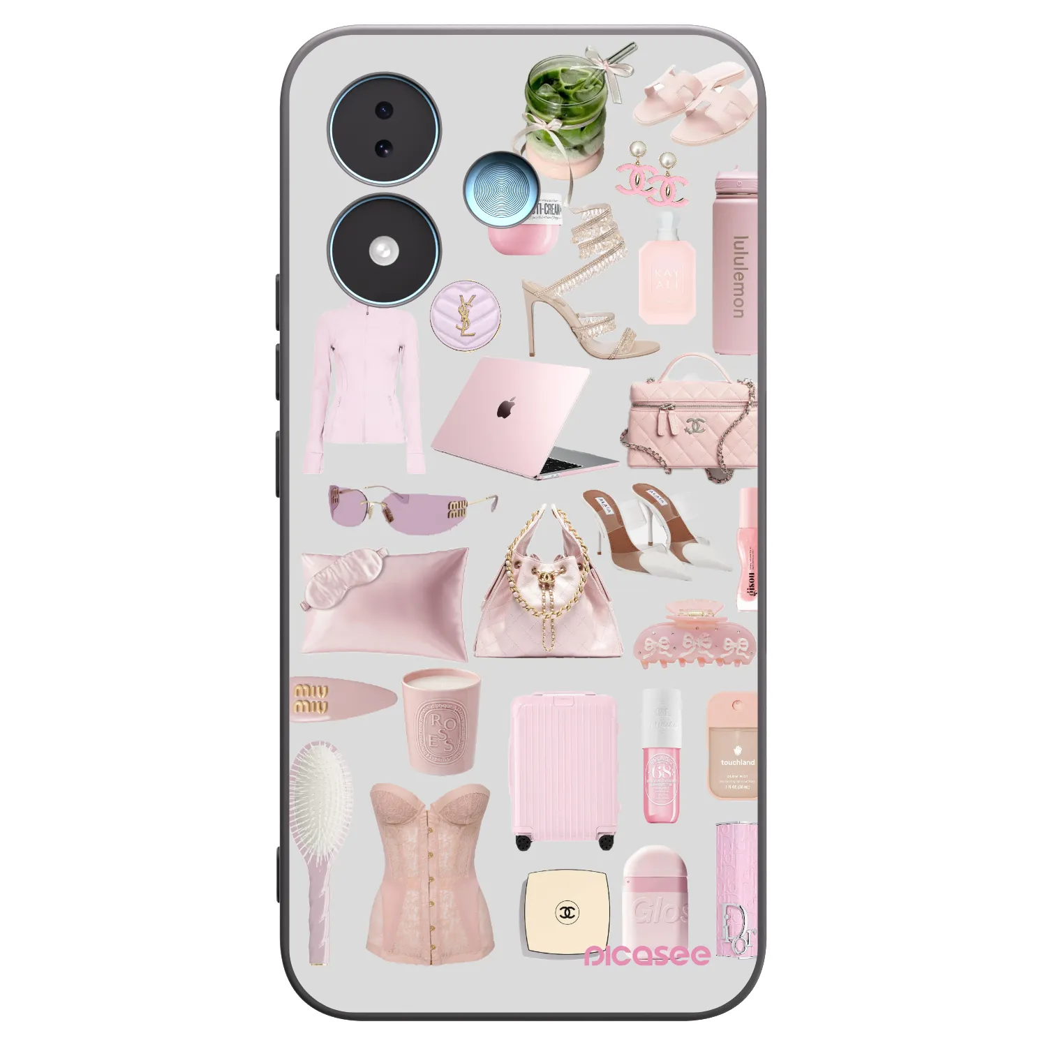Picasee crna silikonska maskica za Xiaomi Redmi Note 17 5G - Glam Babe