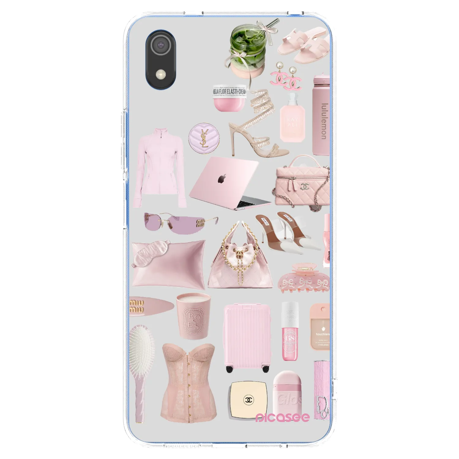 Picasee silikonska prozirna maskica za Xiaomi Redmi 7A - Glam Babe