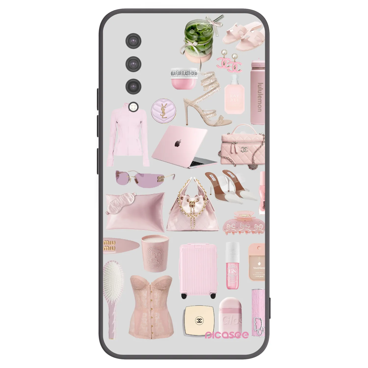 Picasee crna silikonska maskica za Xiaomi Mi 9 Lite - Glam Babe