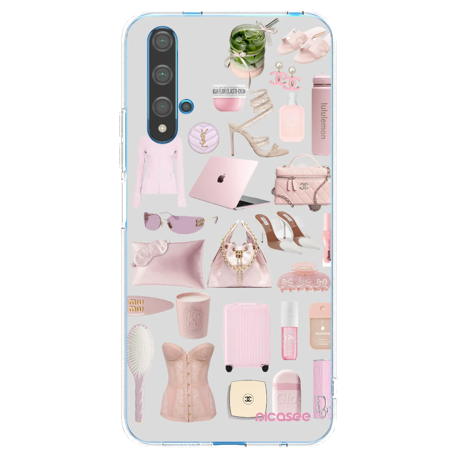Picasee silikonska prozirna maskica za Huawei Nova 5T - Glam Babe