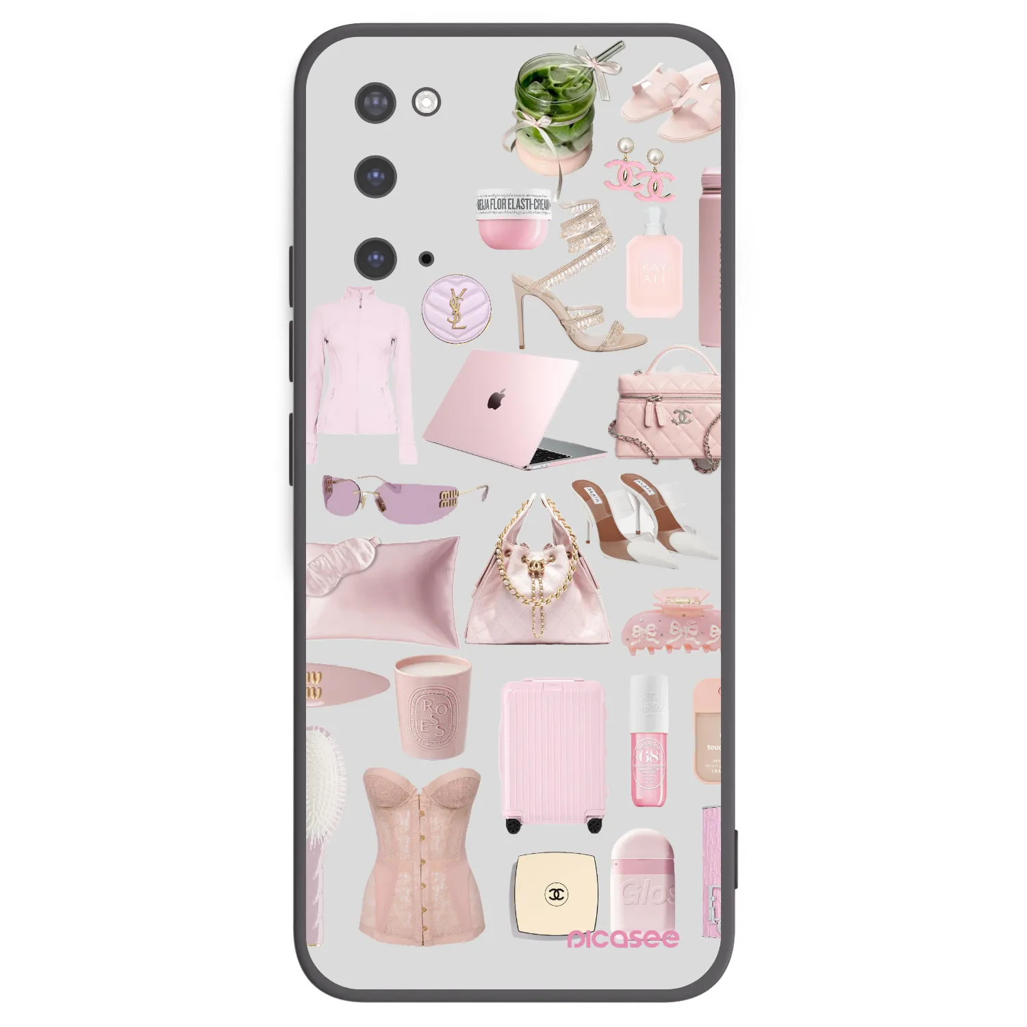 Picasee crna silikonska maskica za Samsung Galaxy S20 G980F - Glam Babe