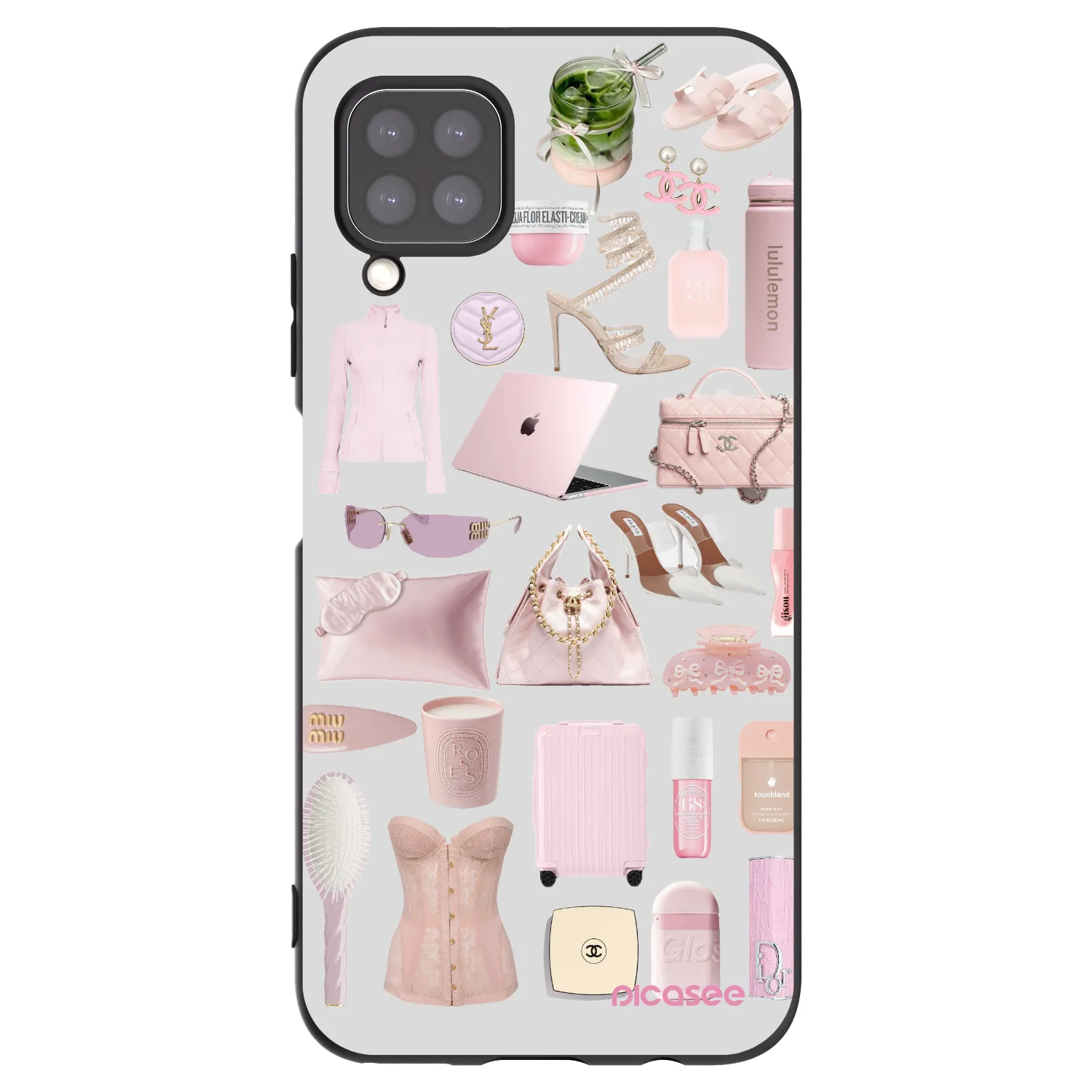 Picasee crna silikonska maskica za Huawei P40 Lite - Glam Babe