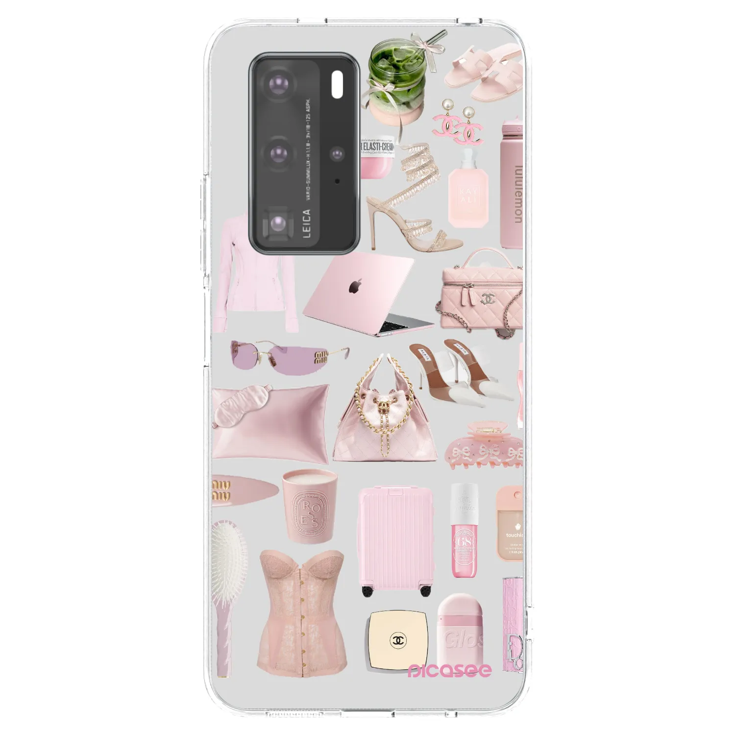 Picasee silikonska prozirna maskica za Huawei P40 Pro - Glam Babe