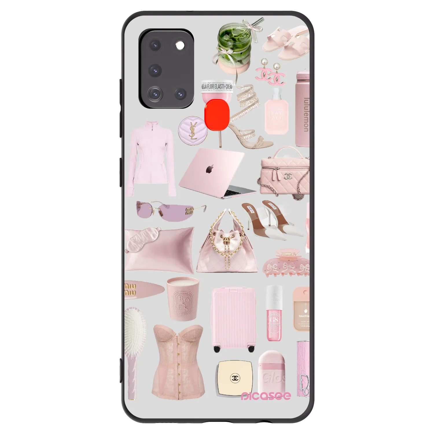 Picasee crna silikonska maskica za Samsung Galaxy A21s - Glam Babe
