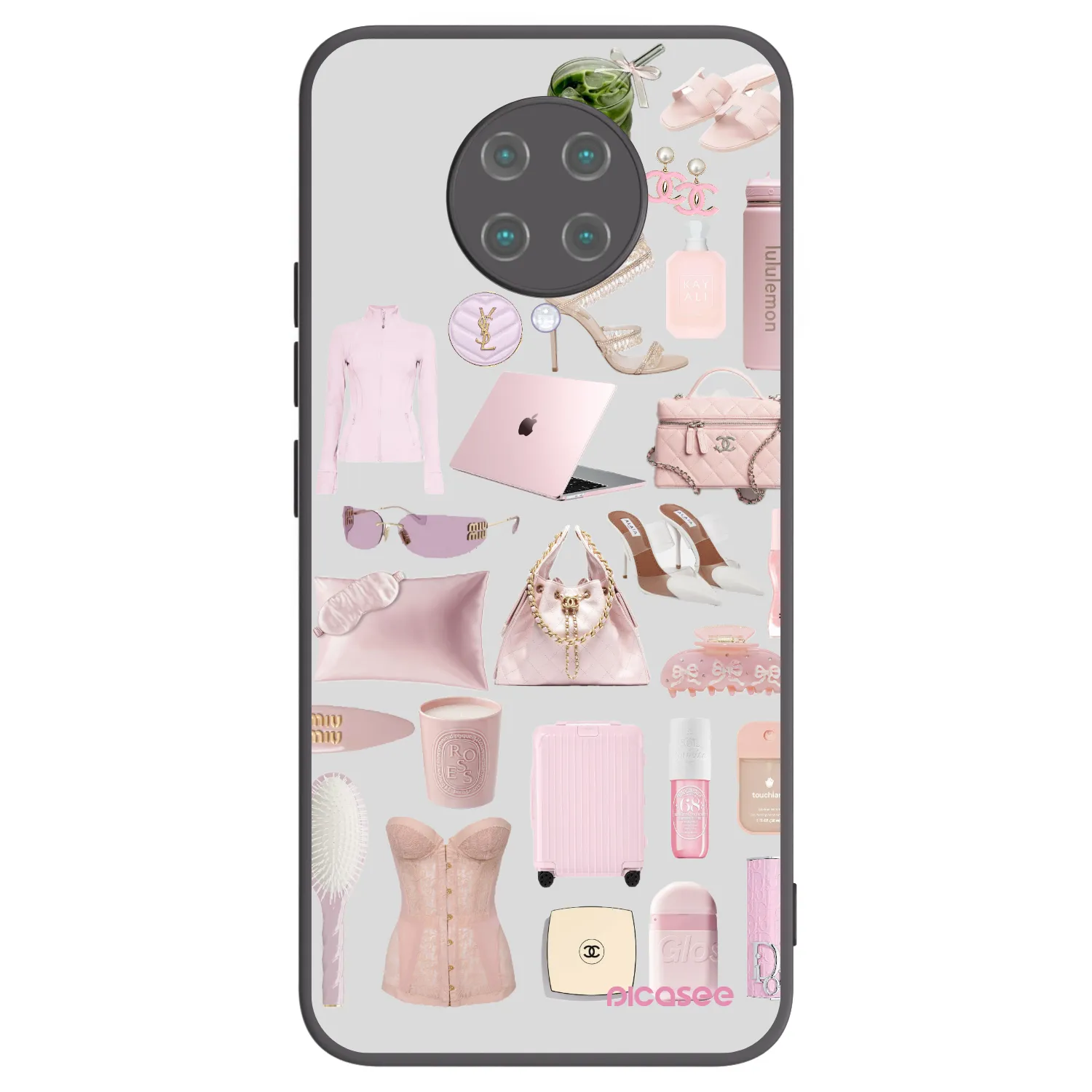 Picasee crna silikonska maskica za Xiaomi Poco F2 Pro - Glam Babe