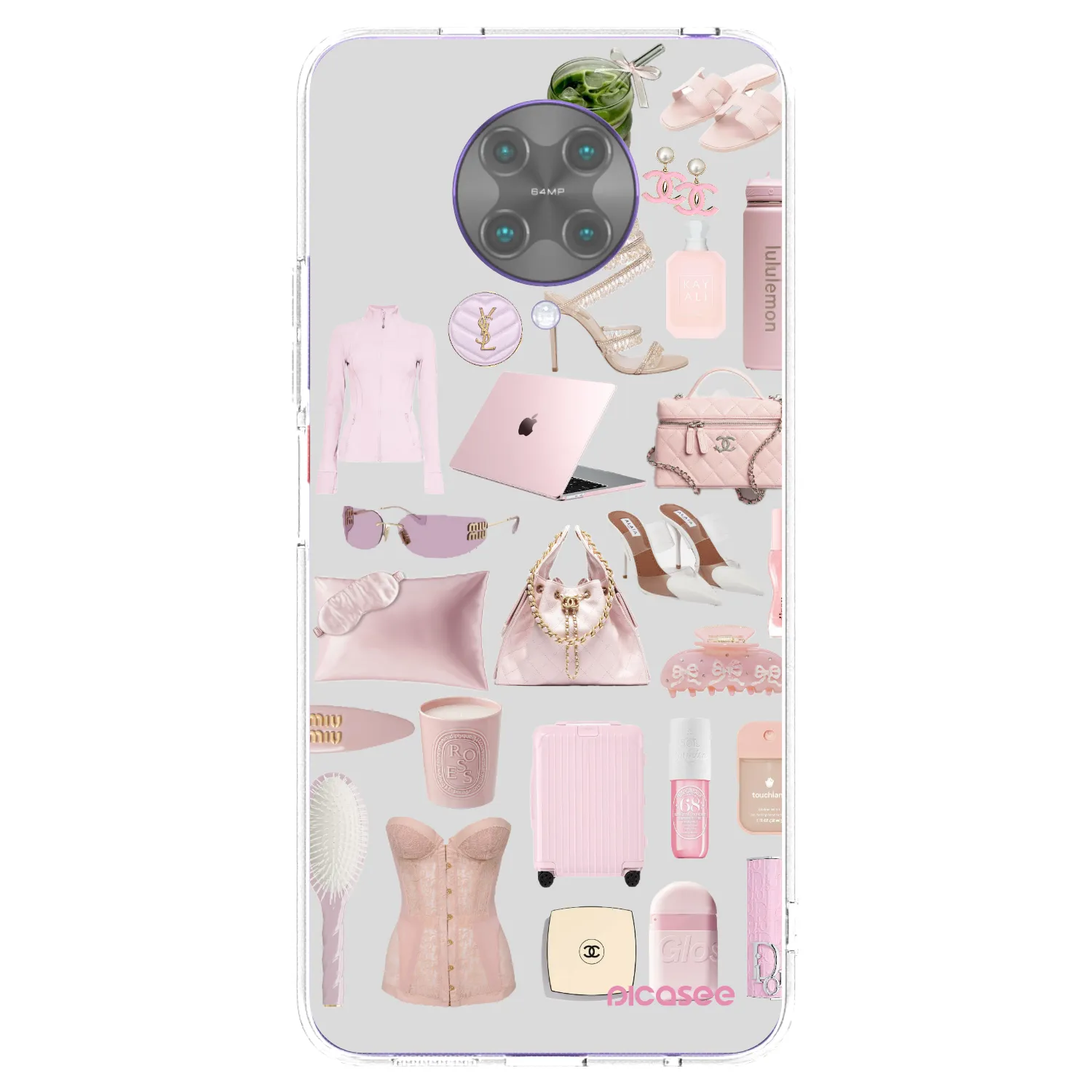 Picasee silikonska prozirna maskica za Xiaomi Poco F2 Pro - Glam Babe