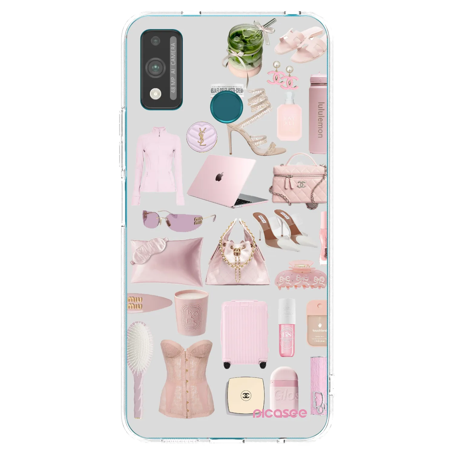 Picasee silikonska prozirna maskica za Honor 9X Lite - Glam Babe