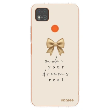 Picasee silikonska prozirna maskica za Xiaomi Redmi 9C - Golden Dream