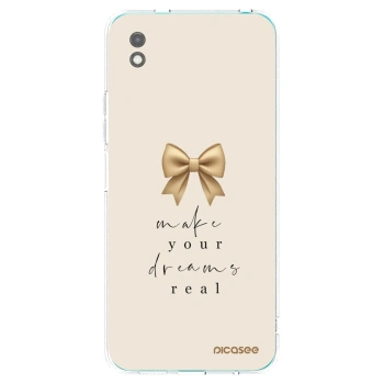 Picasee crna silikonska maskica za Xiaomi Redmi 9A - Golden Dream