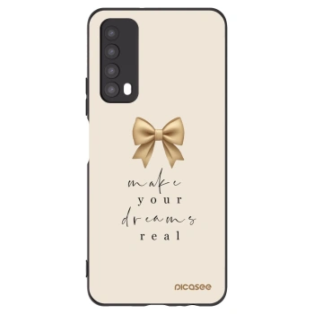 Picasee crna silikonska maskica za Huawei P Smart 2021 - Golden Dream