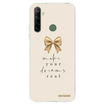 Picasee silikonska prozirna maskica za Realme 6i - Golden Dream