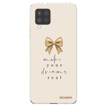 Picasee silikonska prozirna maskica za Samsung Galaxy A42 A426B - Golden Dream