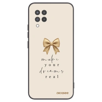 Picasee crna silikonska maskica za Samsung Galaxy A42 A426B - Golden Dream