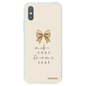 Picasee silikonska prozirna maskica za Xiaomi Redmi 9AT - Golden Dream