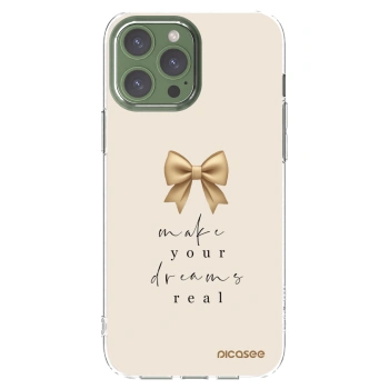 Picasee silikonska prozirna maskica za Apple iPhone 13 Pro Max - Golden Dream